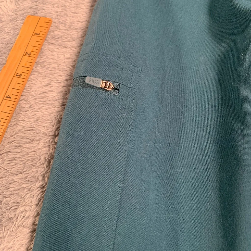 Figs Teal scrub Pants - Image 3
