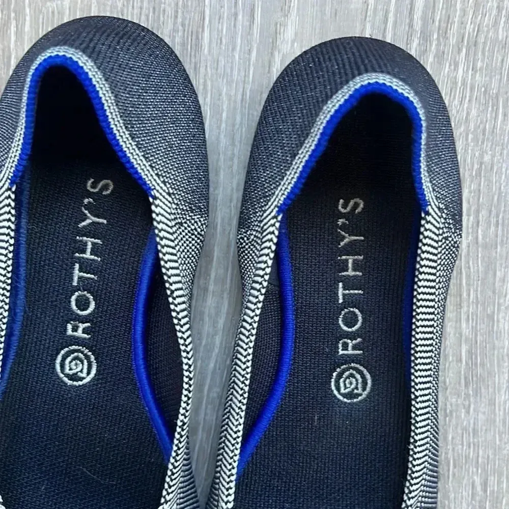 Rothy's ound Toe Birdseye Ballet Flats - Image 3
