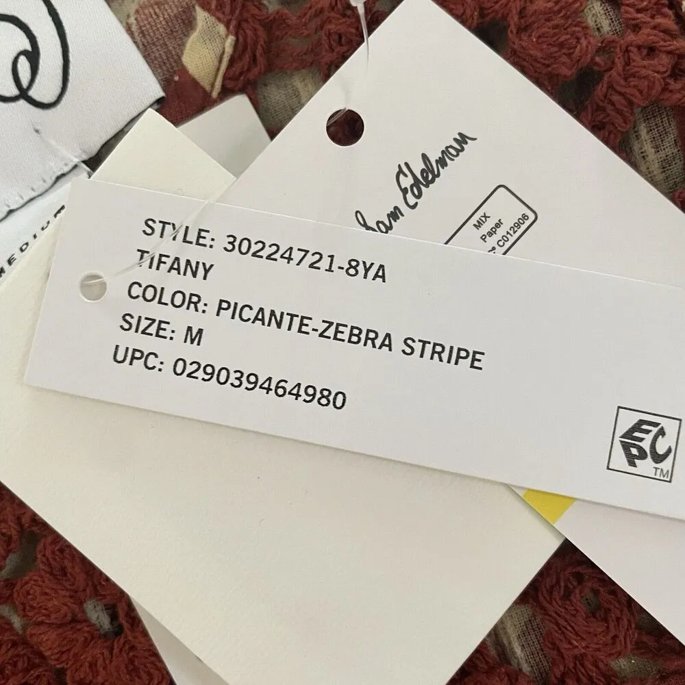 NWT Anthropologie Sam Edleman Tiffany Zebra Stripe Puff SleeveGodet Mini Dress M - Image 14