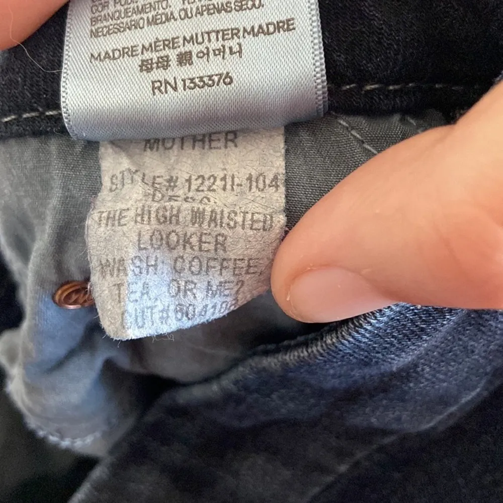 Mother Jeans High waisted looker Color: Coffee, Tea, or me? Size 26 - Image 8