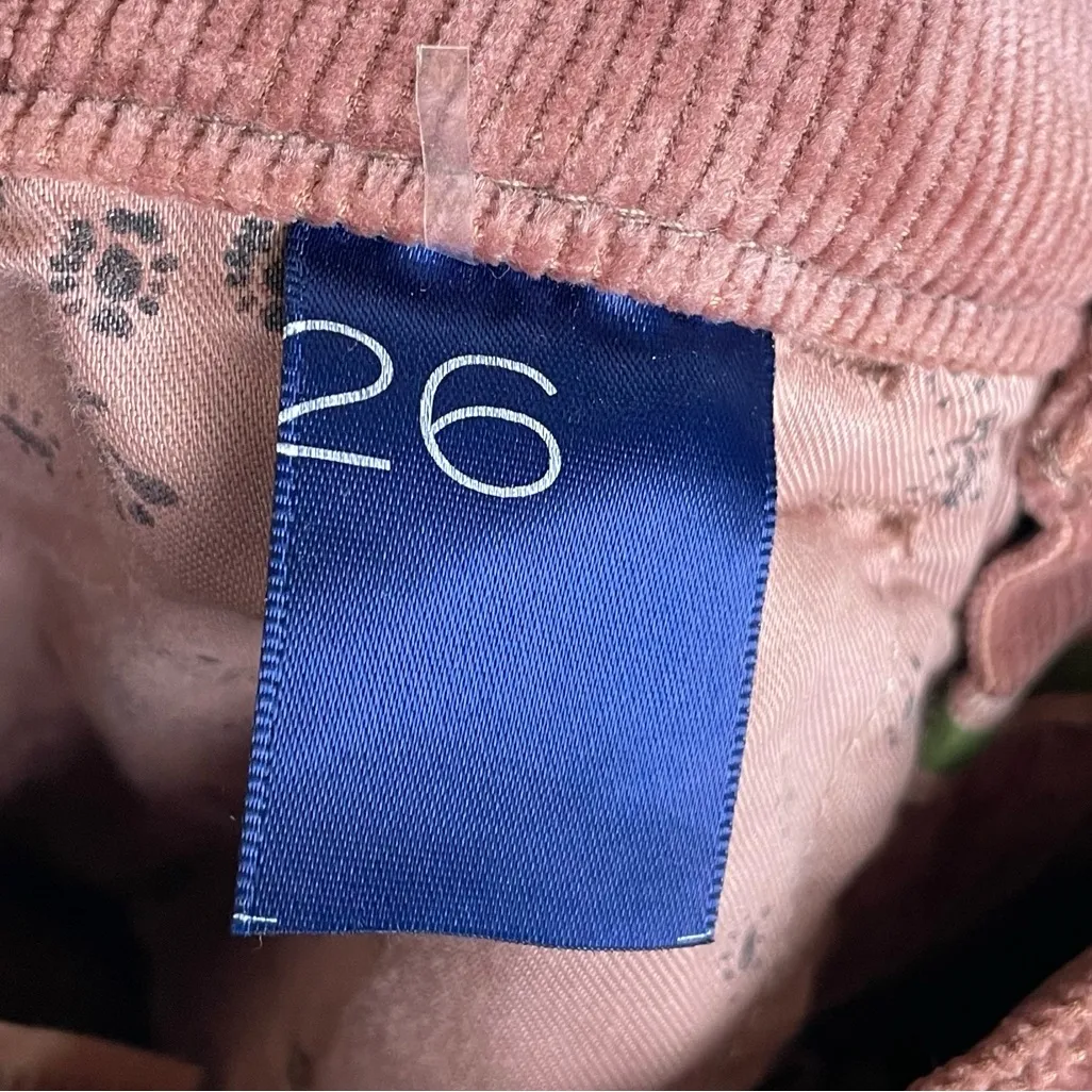 Pilcro The Yaya Mid-Rise Corduroy Crop Flare Pant Size 26 Bohemian Anthropologie - Image 8