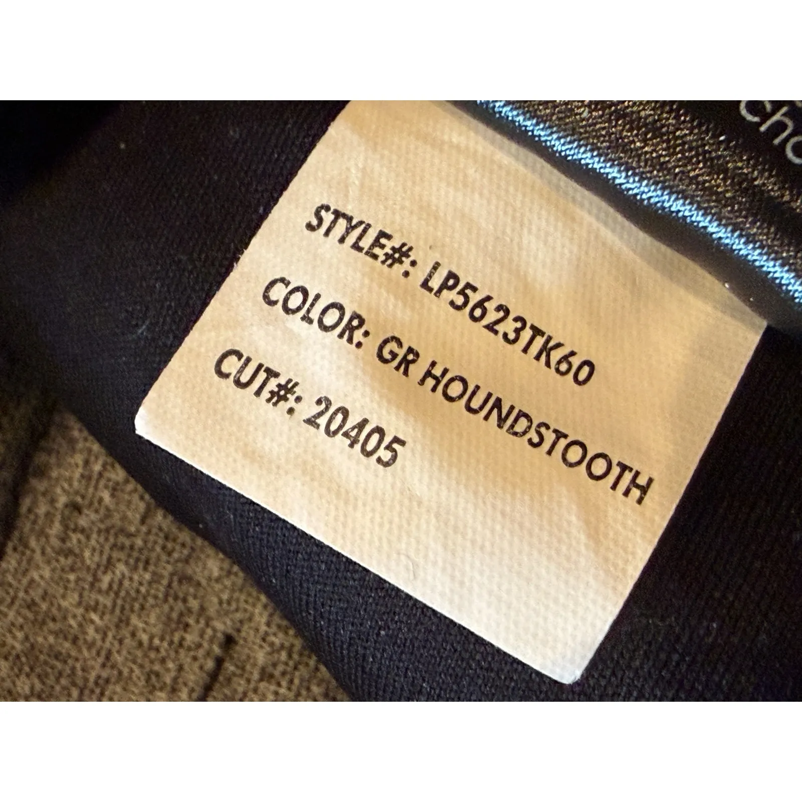 Liverpool Pants Medium Womens Houndstooth Drawstring Waist Pull On Pant Pockets - Image 5