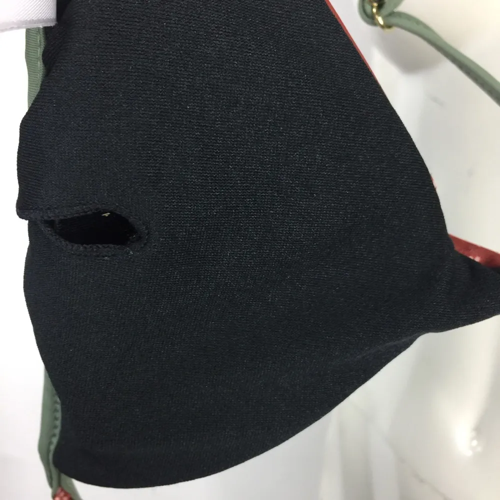 Leith Printed Triangle Bikini Top S - Image 8