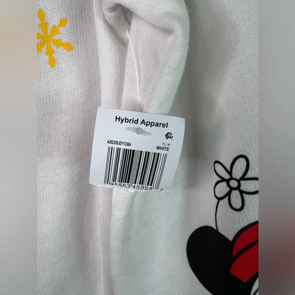 Disney Mickey Mouse XS Fleece Sweat Shirt Short Sleeve Crewneck - Image 6