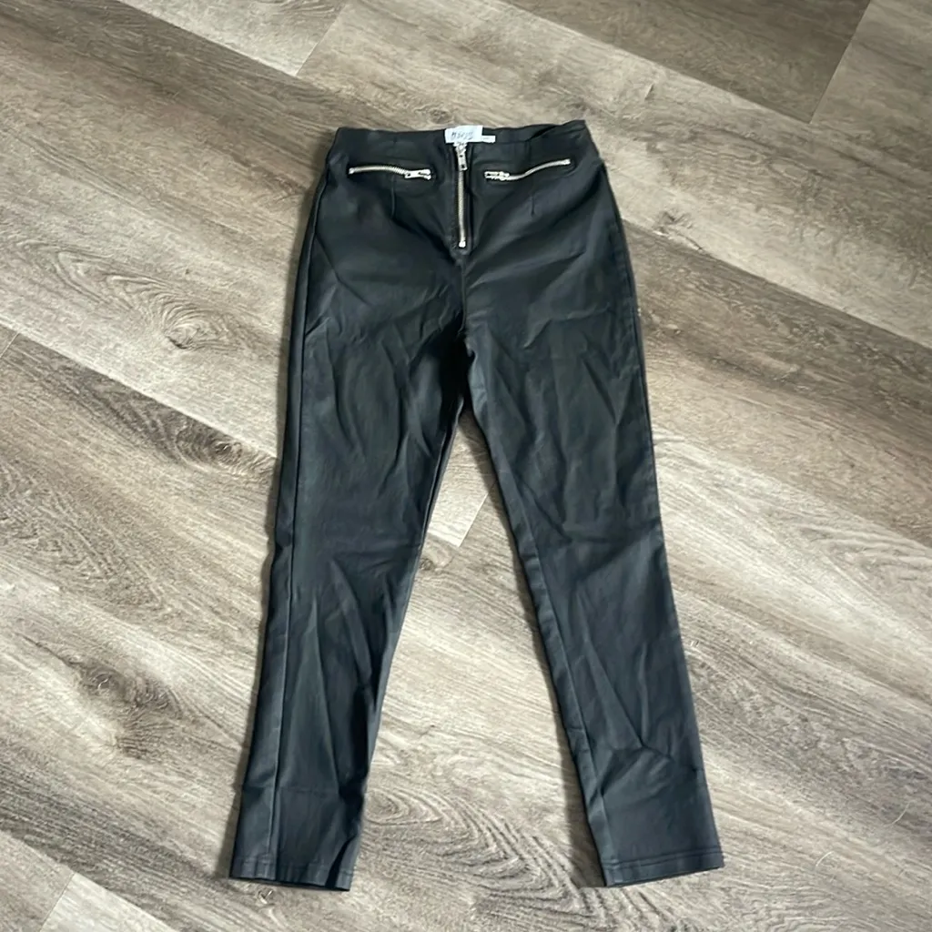 Princess Polly faux leather zip front pants - Image 3