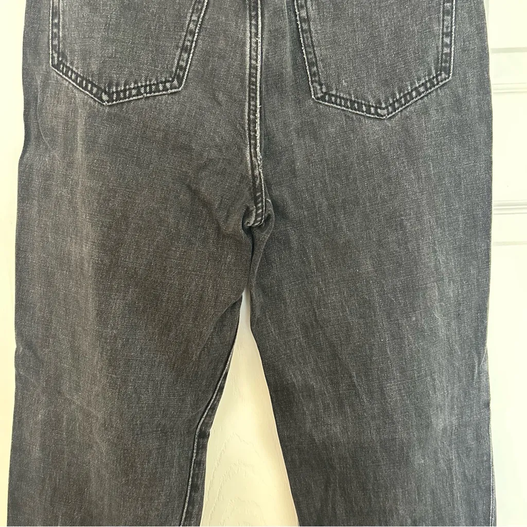 Pistola Cassie High Rise Charcoal Distressed Straight Leg Jeans size 26 - Image 7