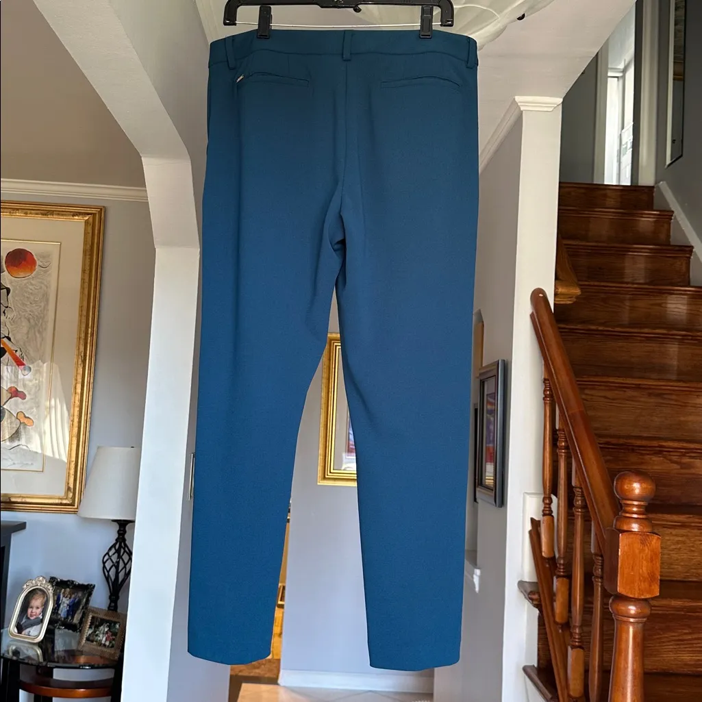 DKNY Teal Blue Dress Pants Sz 10 - Image 2
