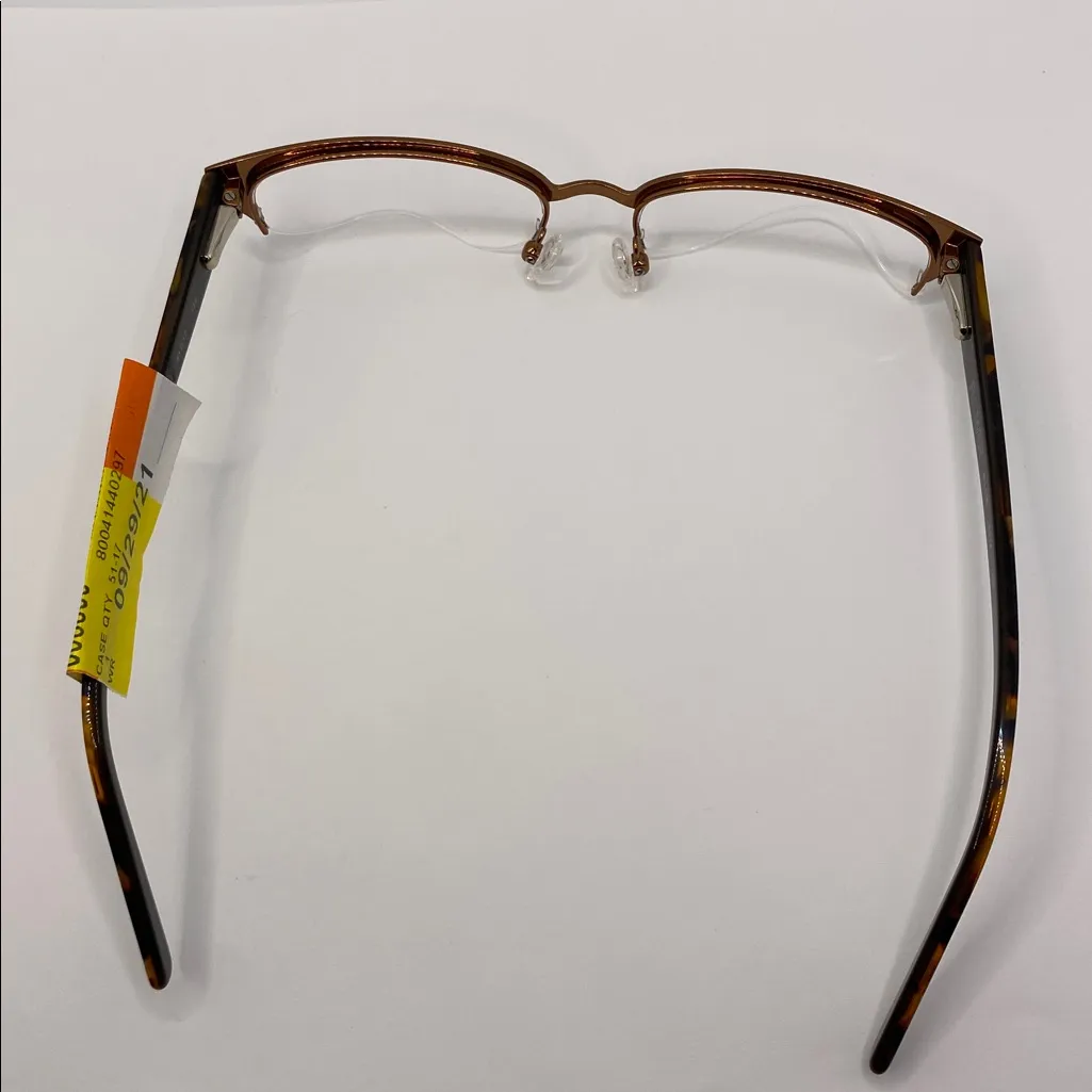 FLOWER 6014 BILLIE CAT EYE EYEGLASS FRAME/GLASSES DREW BARRYMORE COLLECTION Brown - Image 10