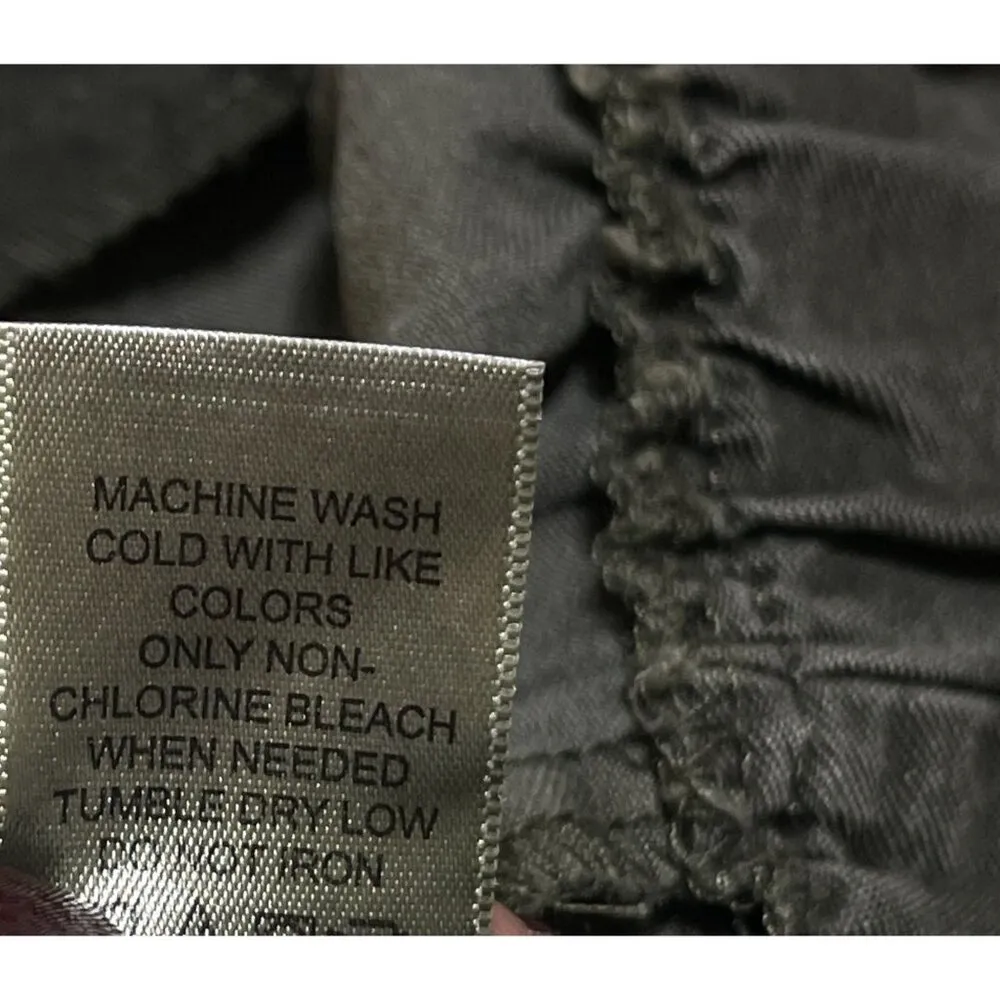 Maurices Women's Jacket Camo Hood Ruffle Bottom Lightweight Size XL Extra Large - Image 7