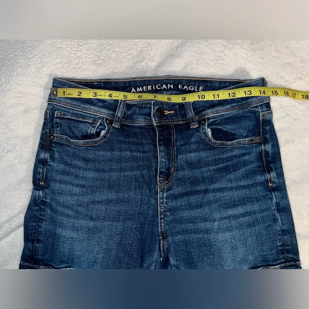 American Eagle Outfitters Cargo Kick Boot Jeans sz 4 - Image 6