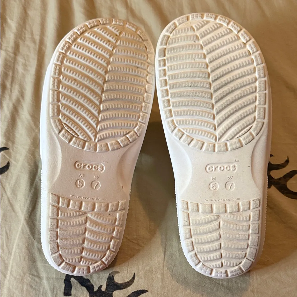 CROCS Classic White Slide Sandals - Image 4