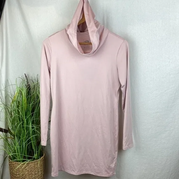 The North Face Pink Terra Metro Tunic Hoodie Long Sleeve Top M - Image 2