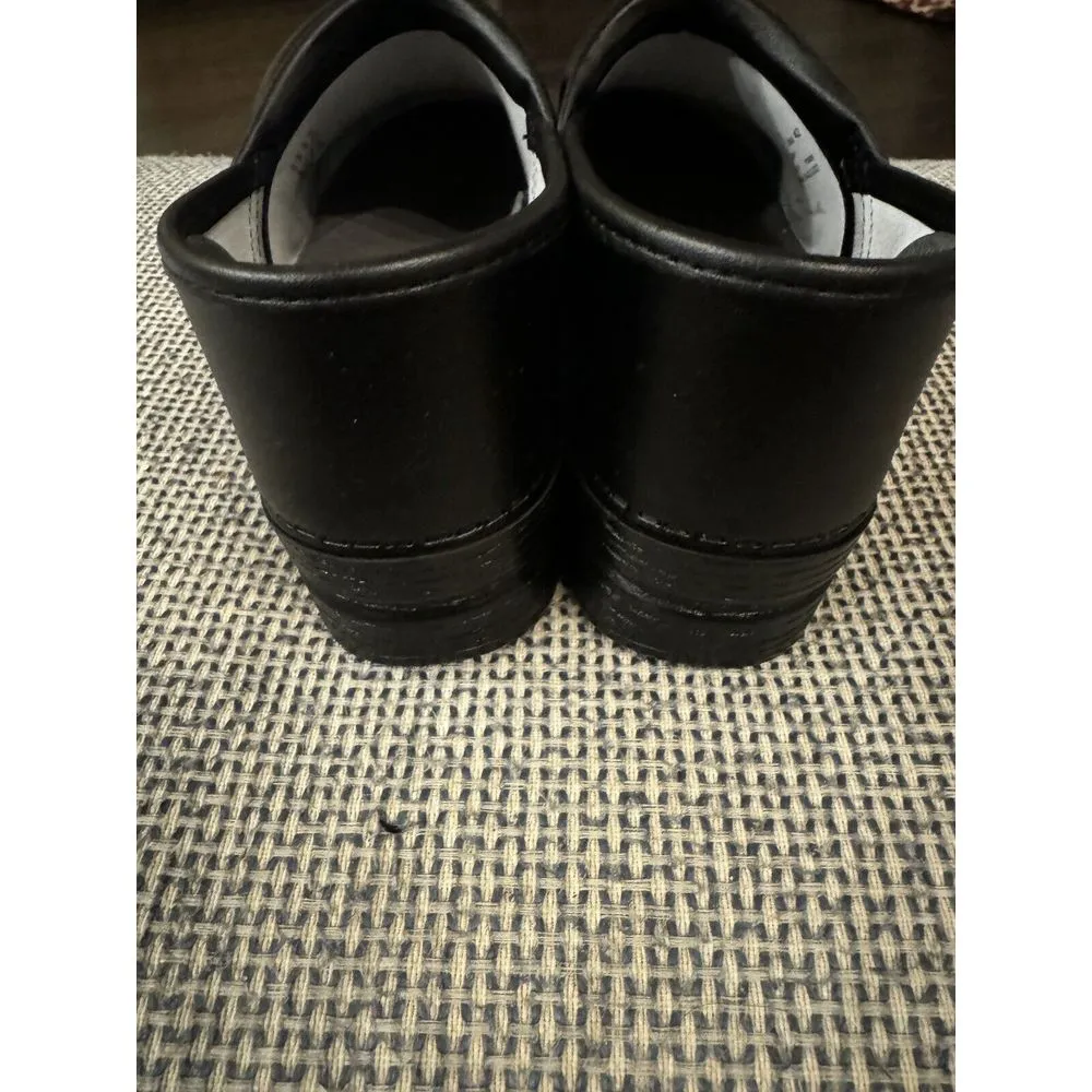 New dansko Professional Black Box LEATHER Women's Clog shoes‎ Sz 42/US 11.5-12 - Image 8