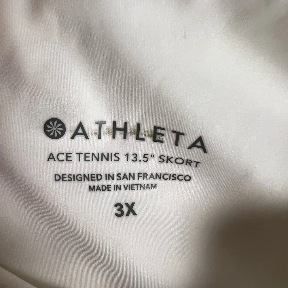 Athleta Ace White Tennis Skort 13.5” Plus Size 3X - Image 11