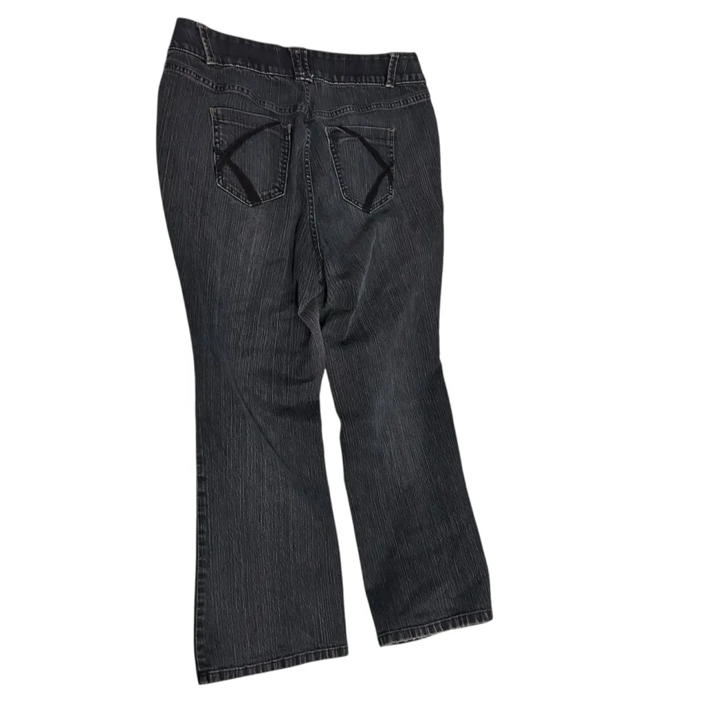Lane Bryant Black Boot Cut Jeans - Image 2