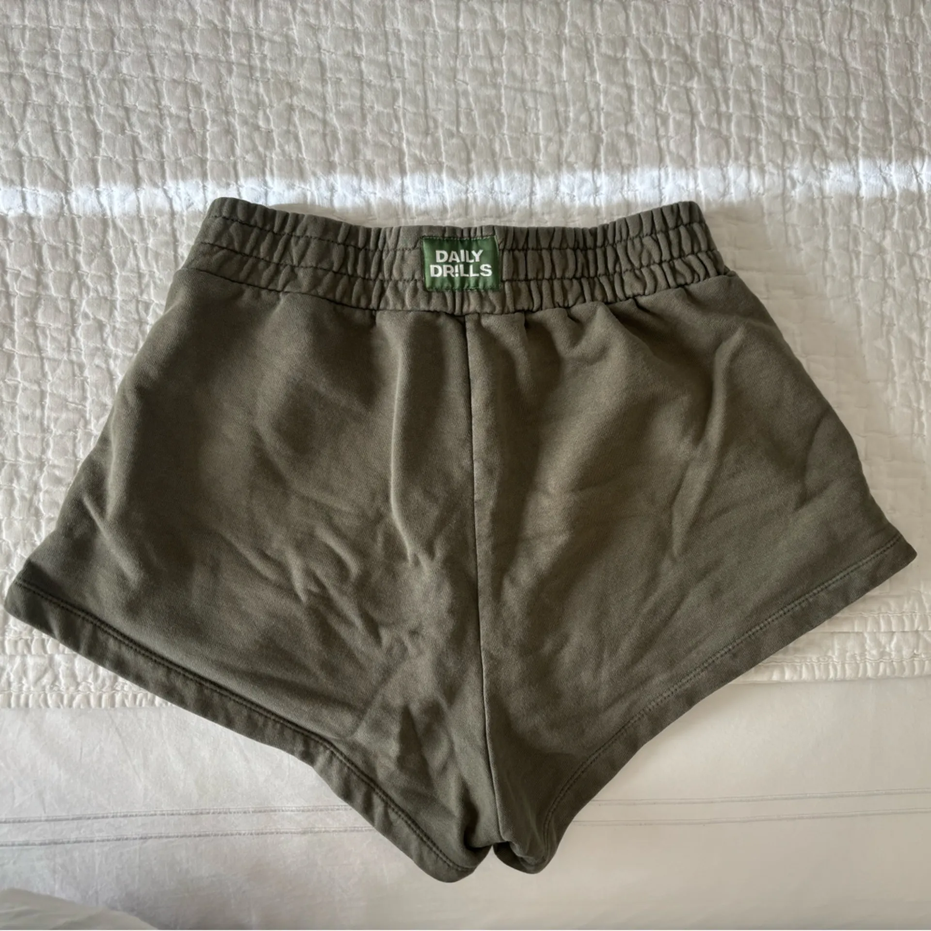 Daily Drills SET - Logo Ribbed Tank & Super Shorts in Lodge - Image 6