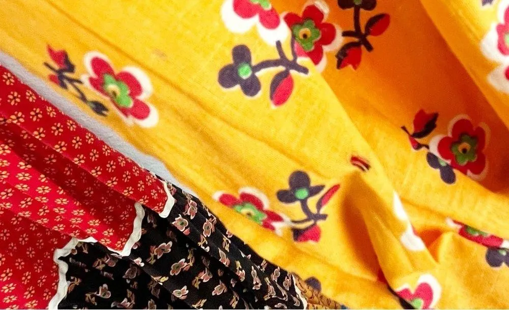 CHERRY TREE American Vintage Floral Long Sleeves Tiered Maxi Dress - Image 5