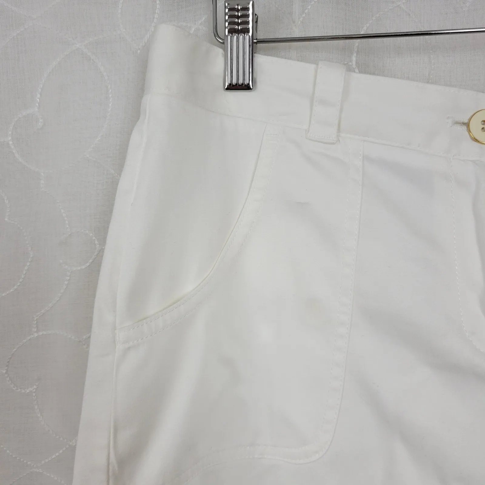 Vineyard Vines Shorts Womens‎ 4 White Tab Hem Sailing Nautical Preppy - Image 5