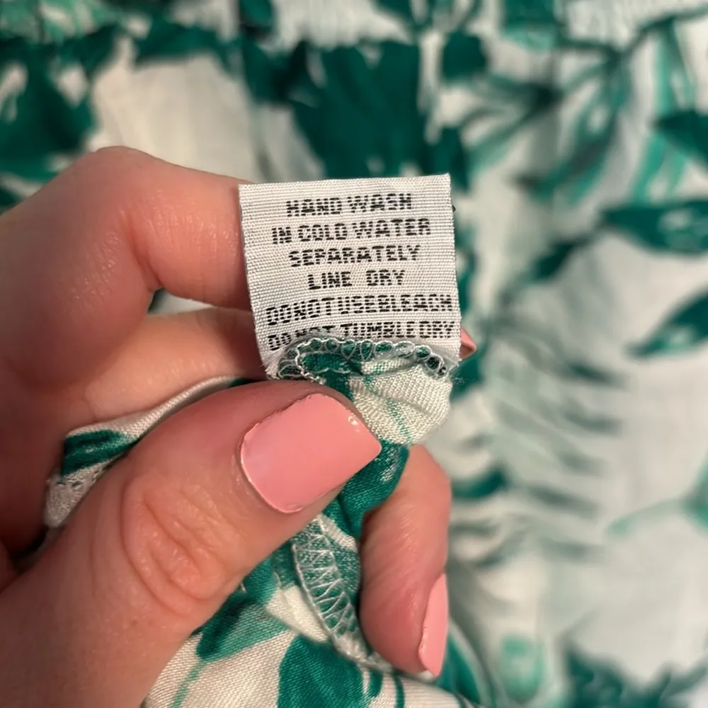 NWT Boho Me Green Leaf Print Women's Dress - Image 12