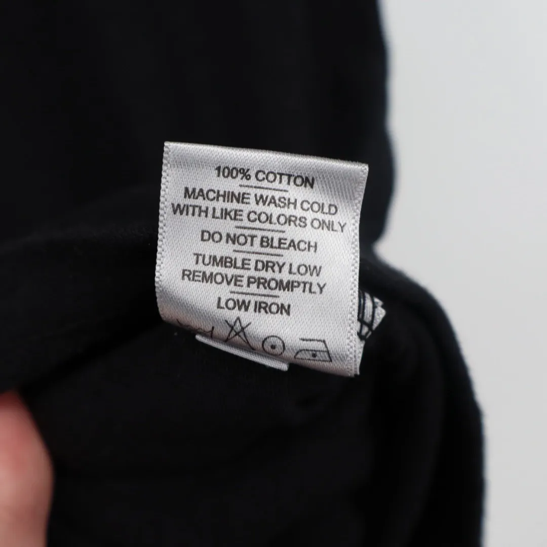 American Giant Women's Classic Crewneck T Shirt Black Made in USA Size L Size L - Image 4