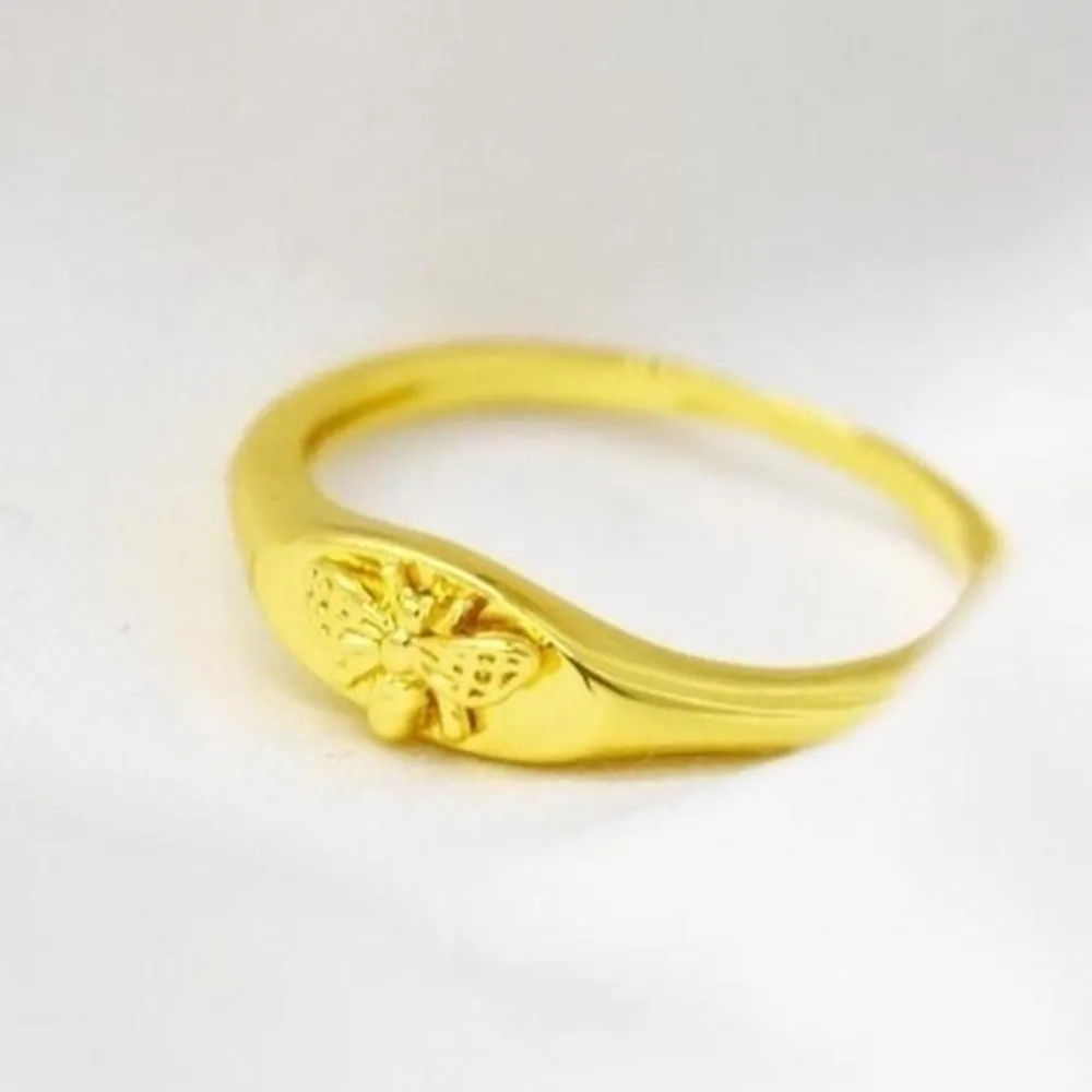 Gold Bee Ring - Image 2