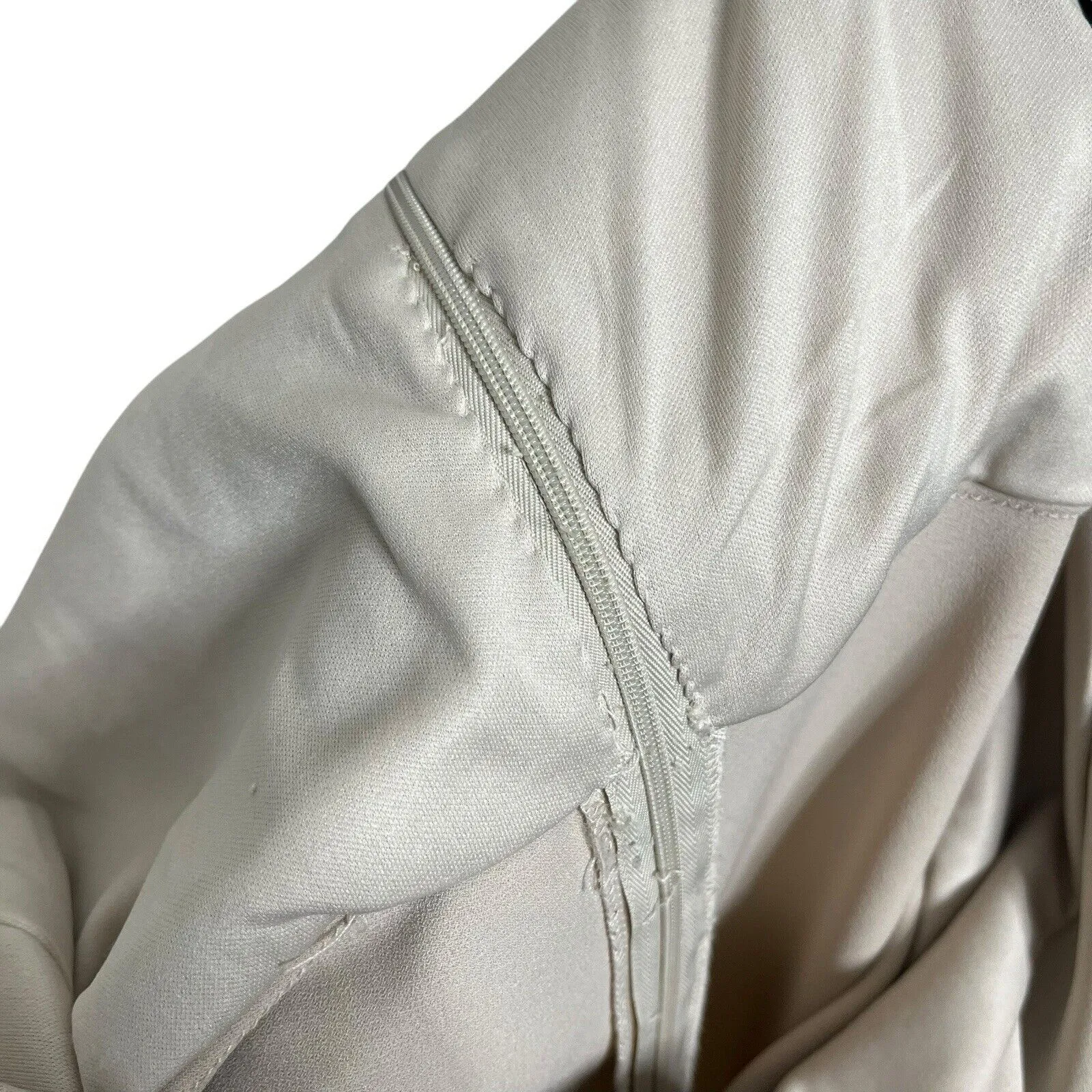 BHLDN Cali Satin Cowl Neck Slip Dress Champagne Women’s Size 14 Midi - Image 14