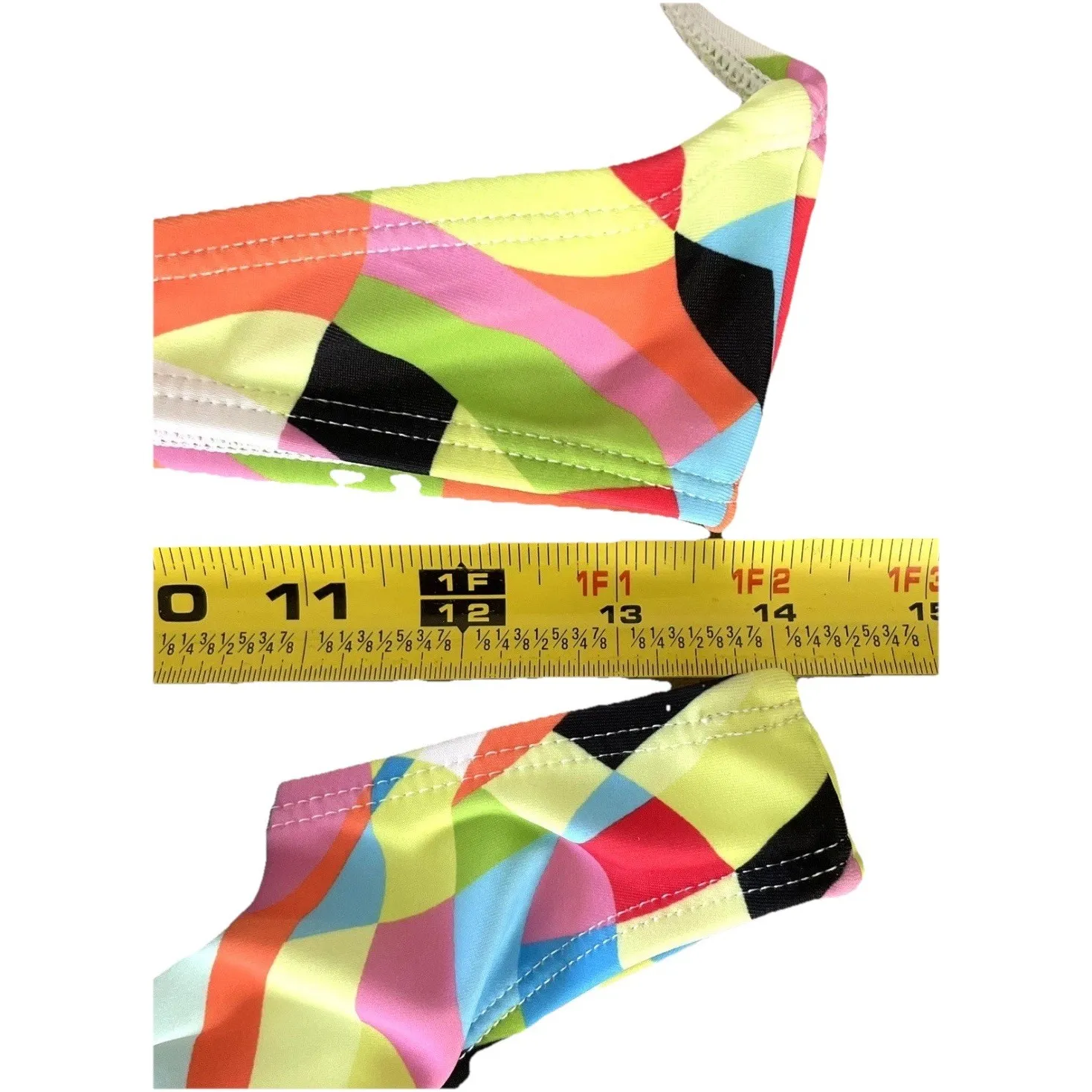 OP OCEAN PACIFIC Women GEOMETRIC PRINT BIKINI SWIMSUIT 2 PC SET Size XL - Image 4