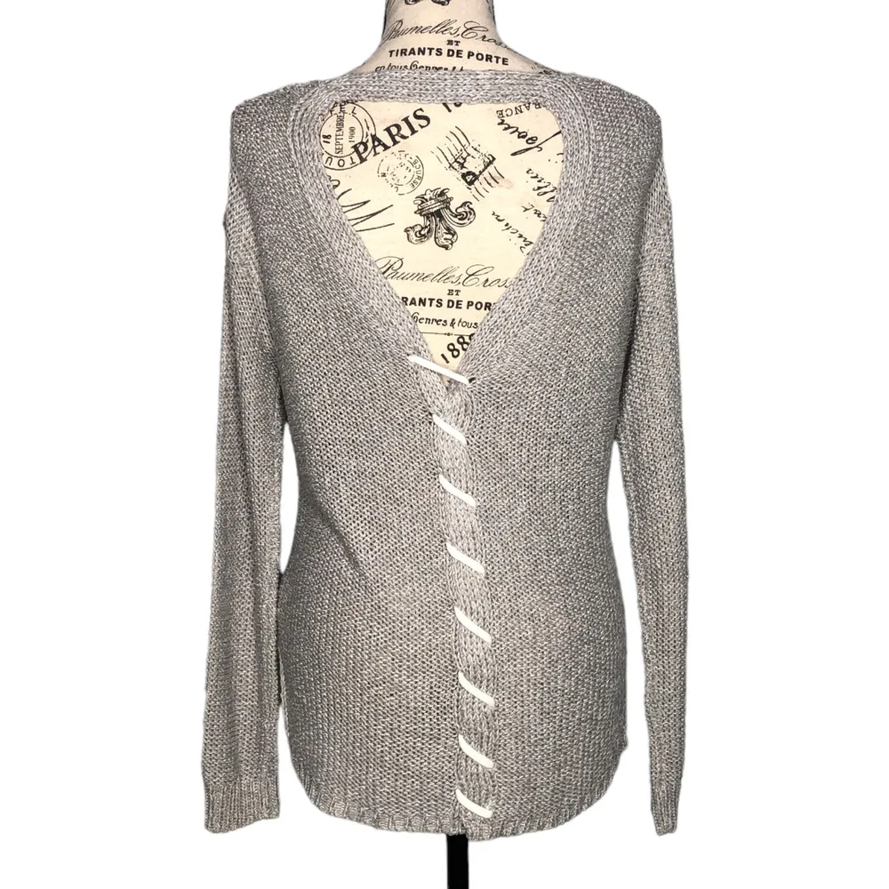 RD Style SMALL Tanja Whipstitch Open Back Pullover - Stitch Fix High Low Sweater - Image 46