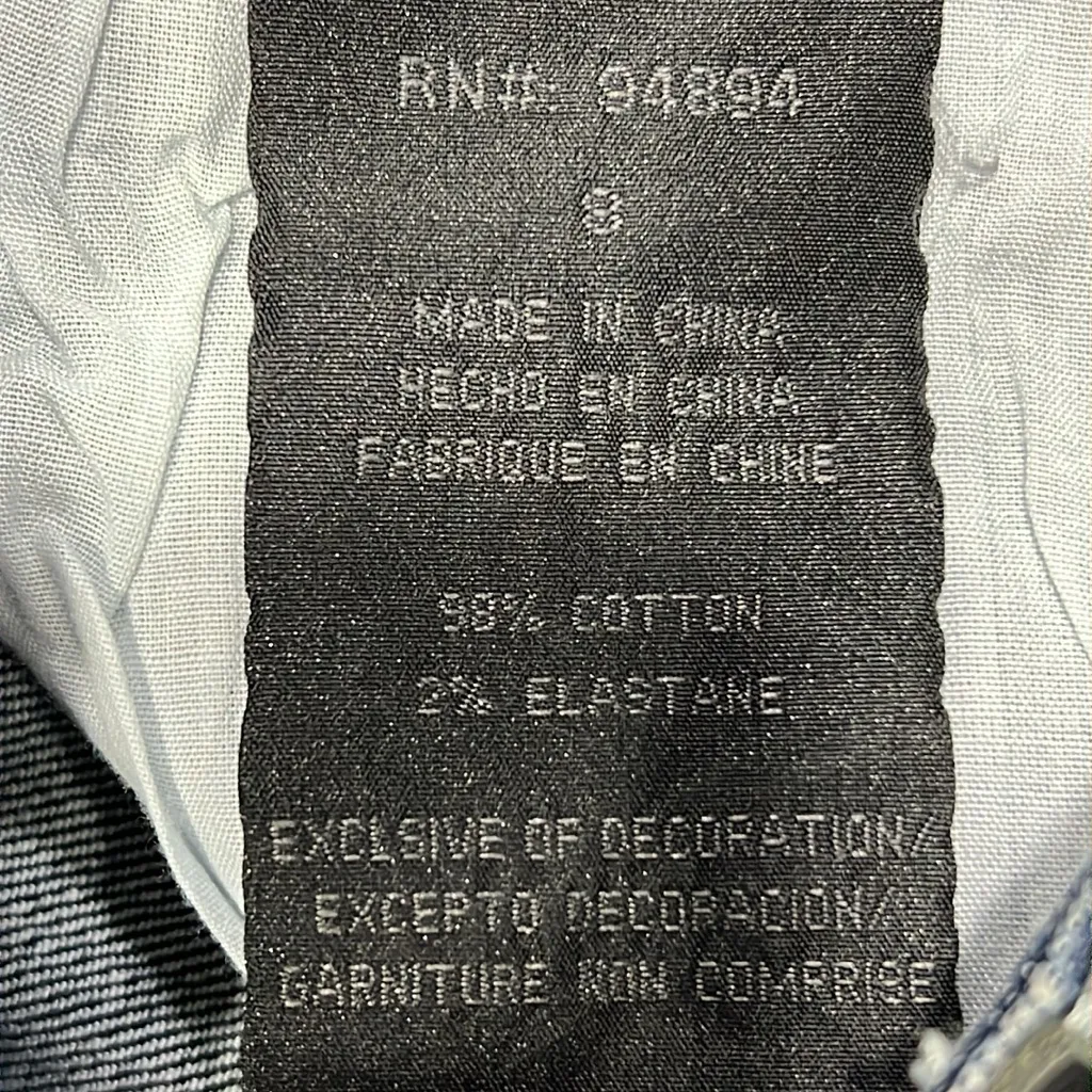 Live Hard Play Hard, Bootcut, Bling, Size 8 - Image 7