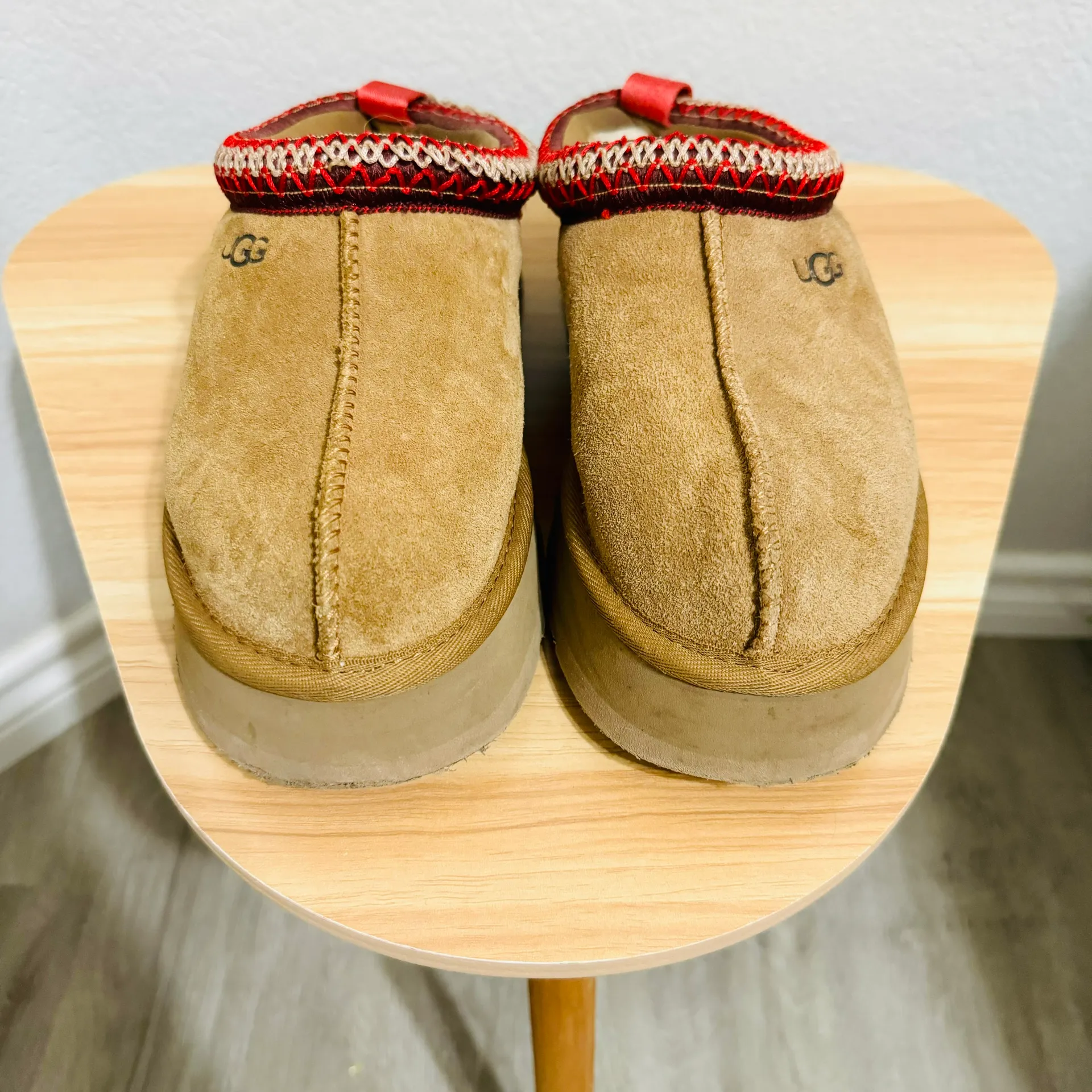 UGG Tazz Chestnut Platform Slipper Sandals 7 - Image 6