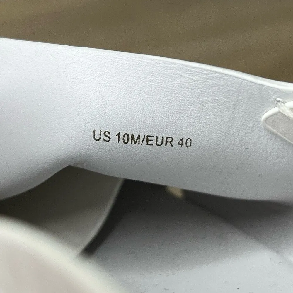 Vince Sandals Women 10M White Leather Jesson Espadrille Jute Wedge Casual Summer - Image 13