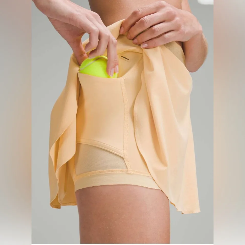 Lululemon Court Rival High-Rise Skort Peach Size Size 0 - Image 4