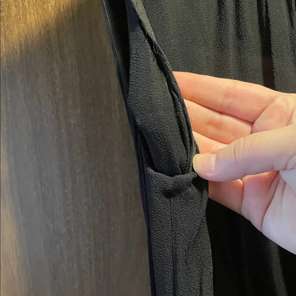 Kate Spade  Black Pleated Midi Dress - Image 7