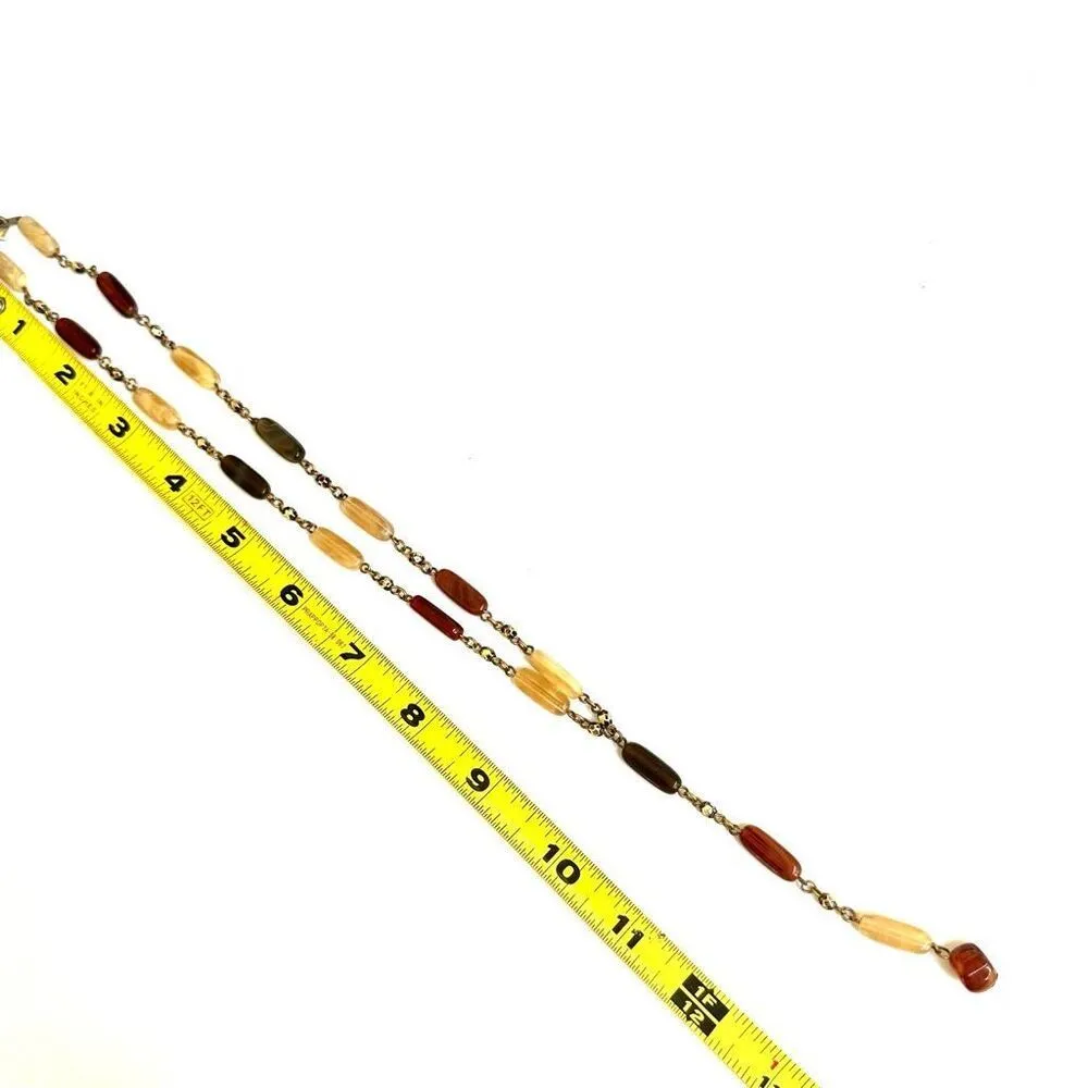 Beaded Y necklace - Image 7