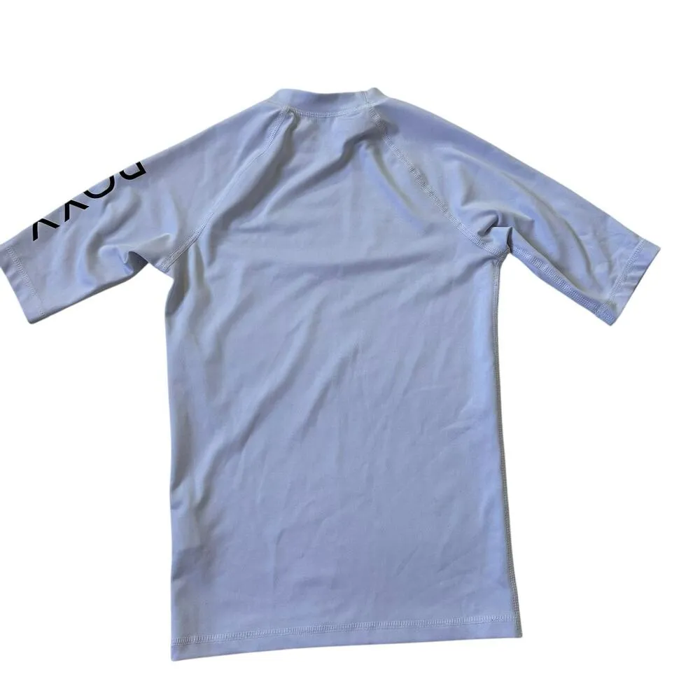 Roxy White Swimsuit Rashguard Junior Size 12/Large | 22-23 - Image 2