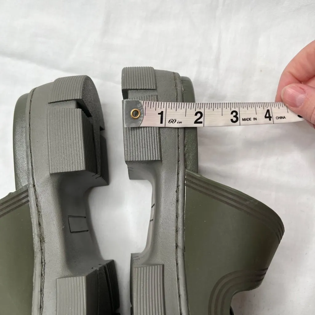 Blondo Womens Hugh Water Resistant Two Strap Chunky Slide Sandals 6.5 M - Image 6