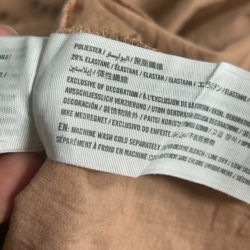 Abercrombie & Fitch | Emerson poplin puff sleeve embroidered eyelet hem dress - Image 13