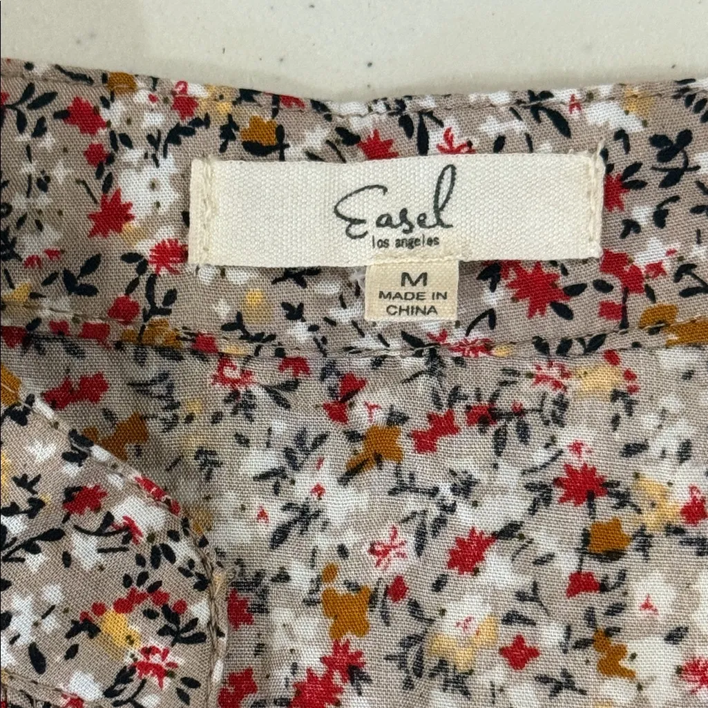 Easel Multicolor Floral Blouse - Image 3