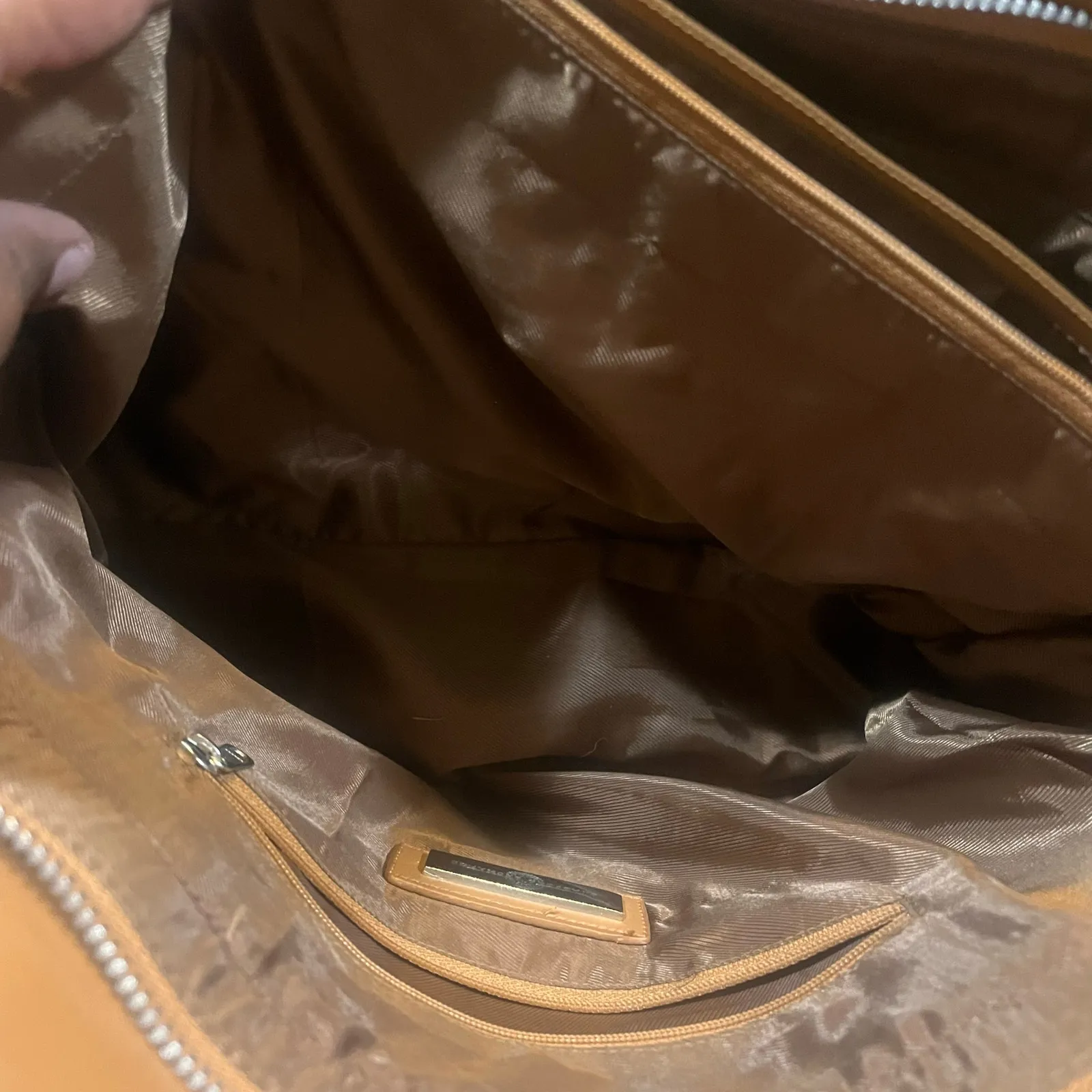 Bradford Exchange Patriotic USA Flag Tote Bag Stars Stripes Americans Brown - Image 6