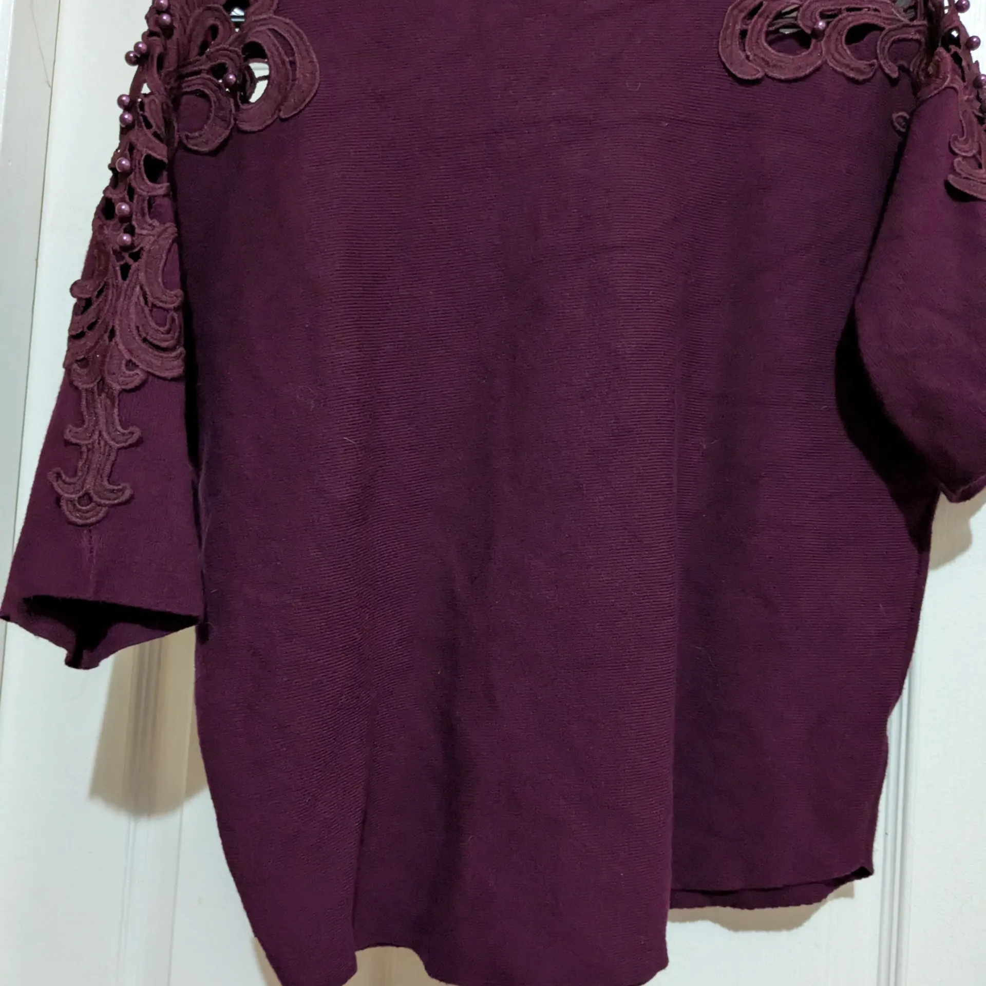 Luna Purple Women's Blouse XL - Image 2