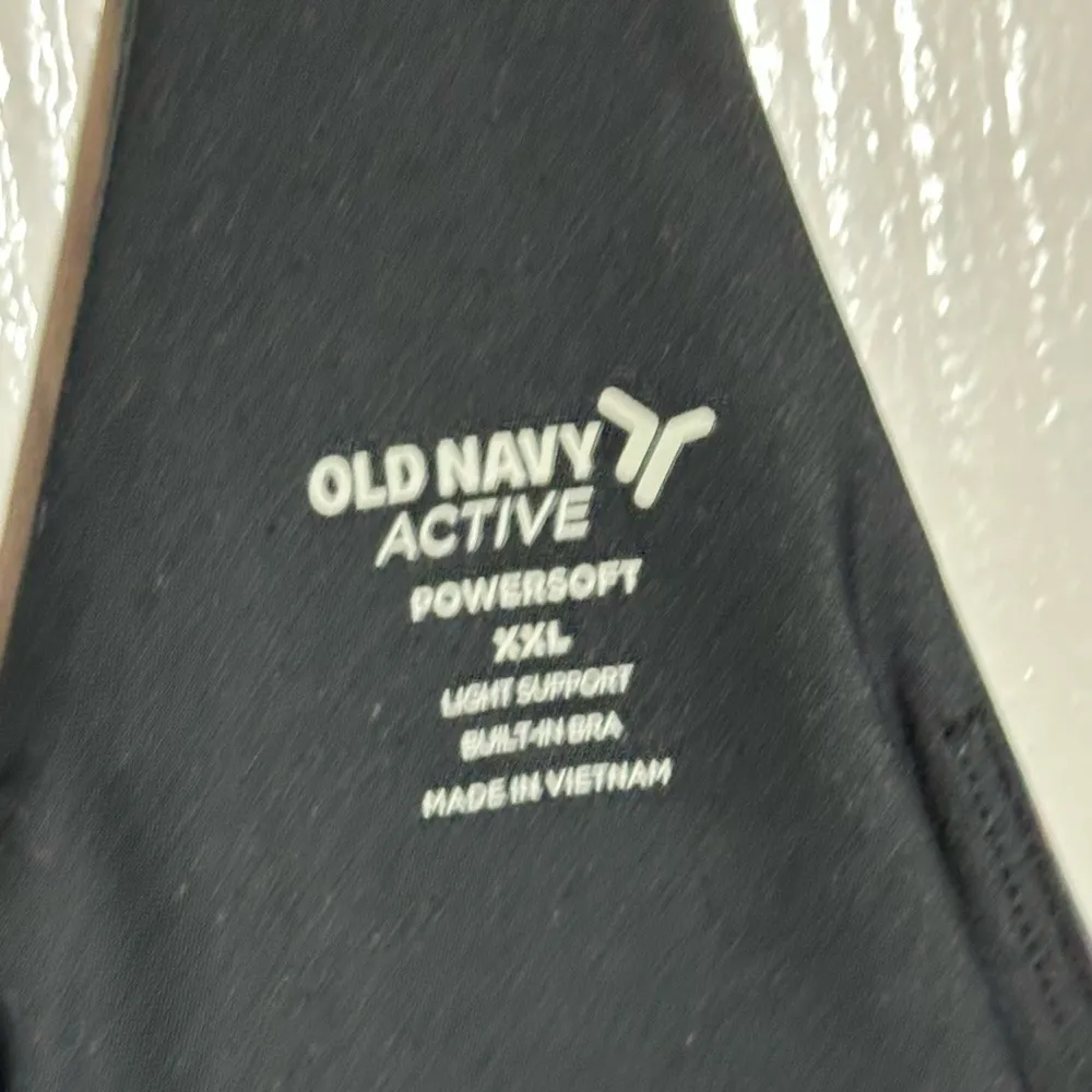 🌟3 for $21🌟 Old Navy Active Powersoft Tie-dyed Cropped Tank w/ Built-in-Bra - Image 4