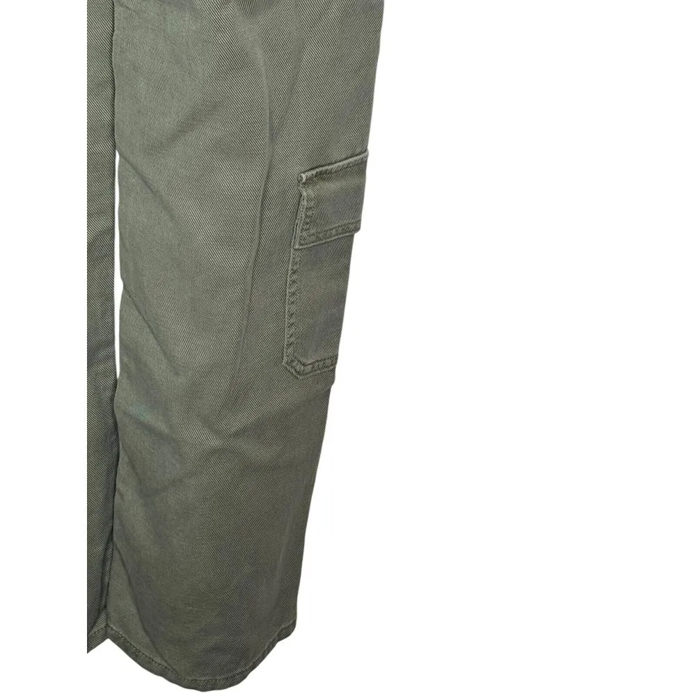 A.n.a Women's Pants Vintage Cargo Straight Leg Relaxed Hi-Rise Green Sz. 6 NWT‎ - Image 8
