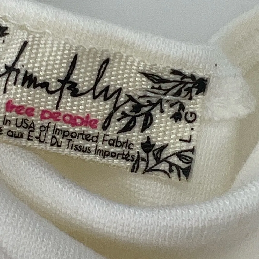 Free people bow ties body suit cream size large NWT - Image 7