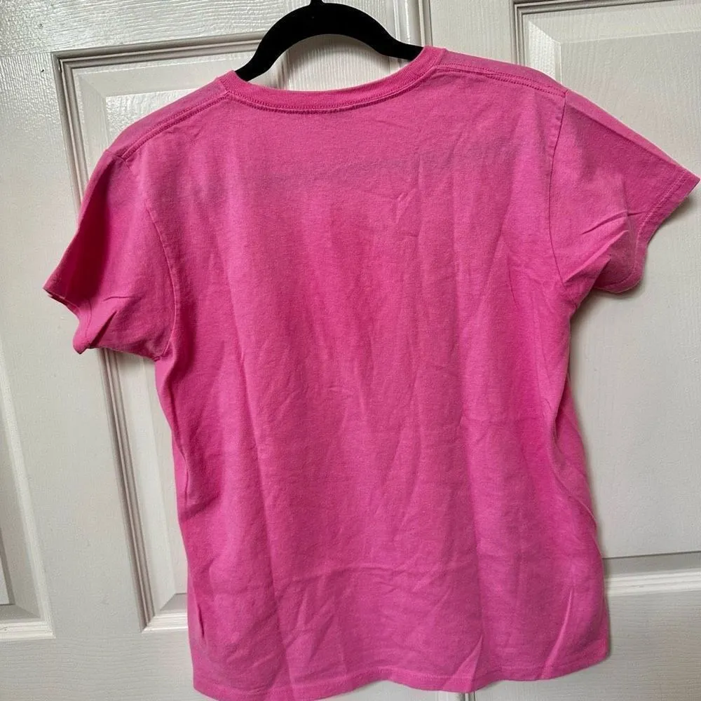 Gildan Hilton Head Island pink short sleeved T shirt - Image 2