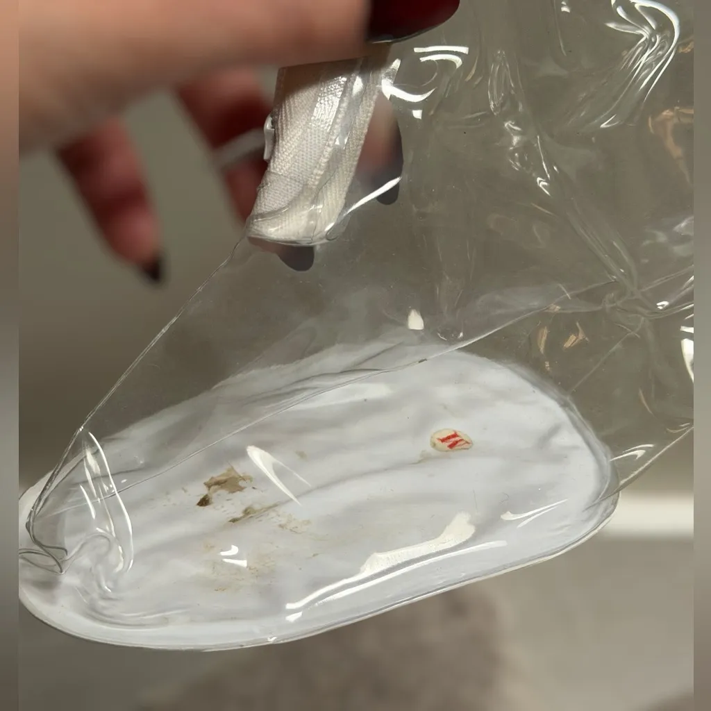 Vintage 60s Shoemate Clear Rain Shoe Covers Mid Century Mod High Heels Women 7/8 Size 7.5 - Image 11