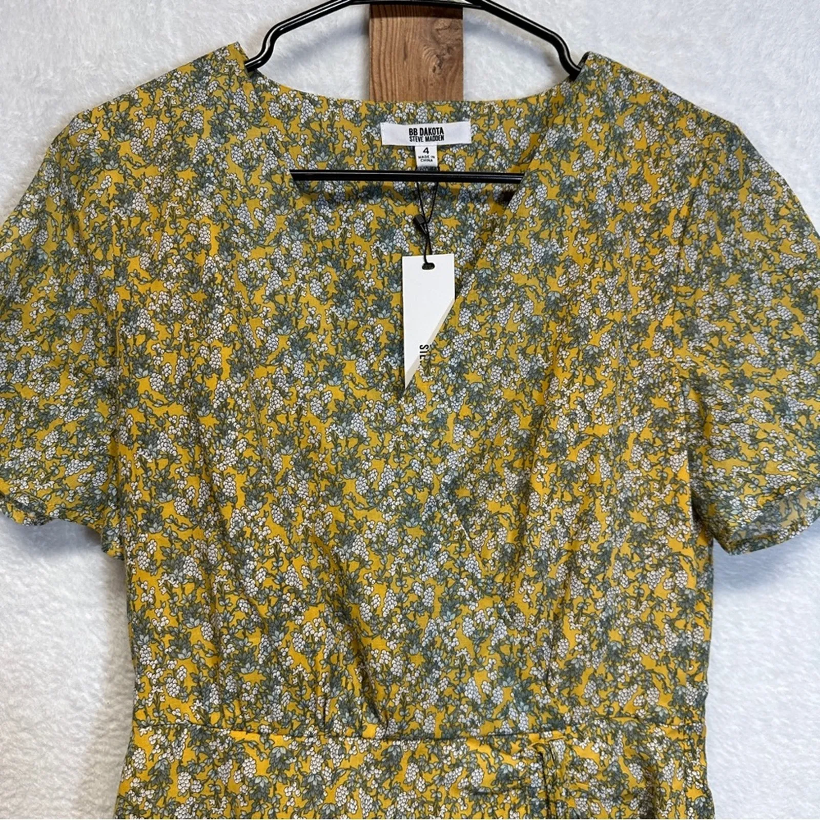 BB Dakota‎ by Steve Madden Big Flirt Energy Dress in Sunflower Size 4 Yellow - Image 2