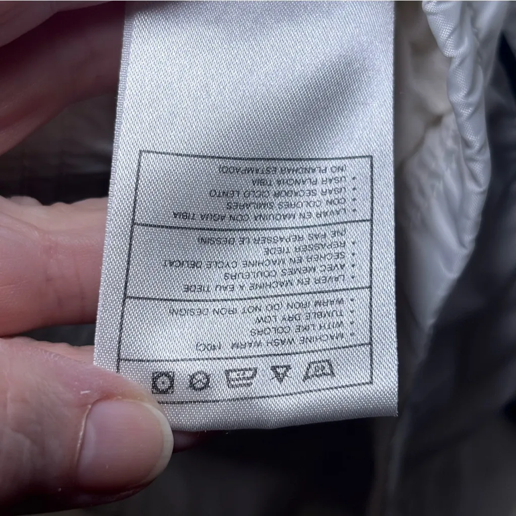 Vintage 90’s NIKE Big Swoosh Jacket Womens Size Large White Black Athletic - Image 16