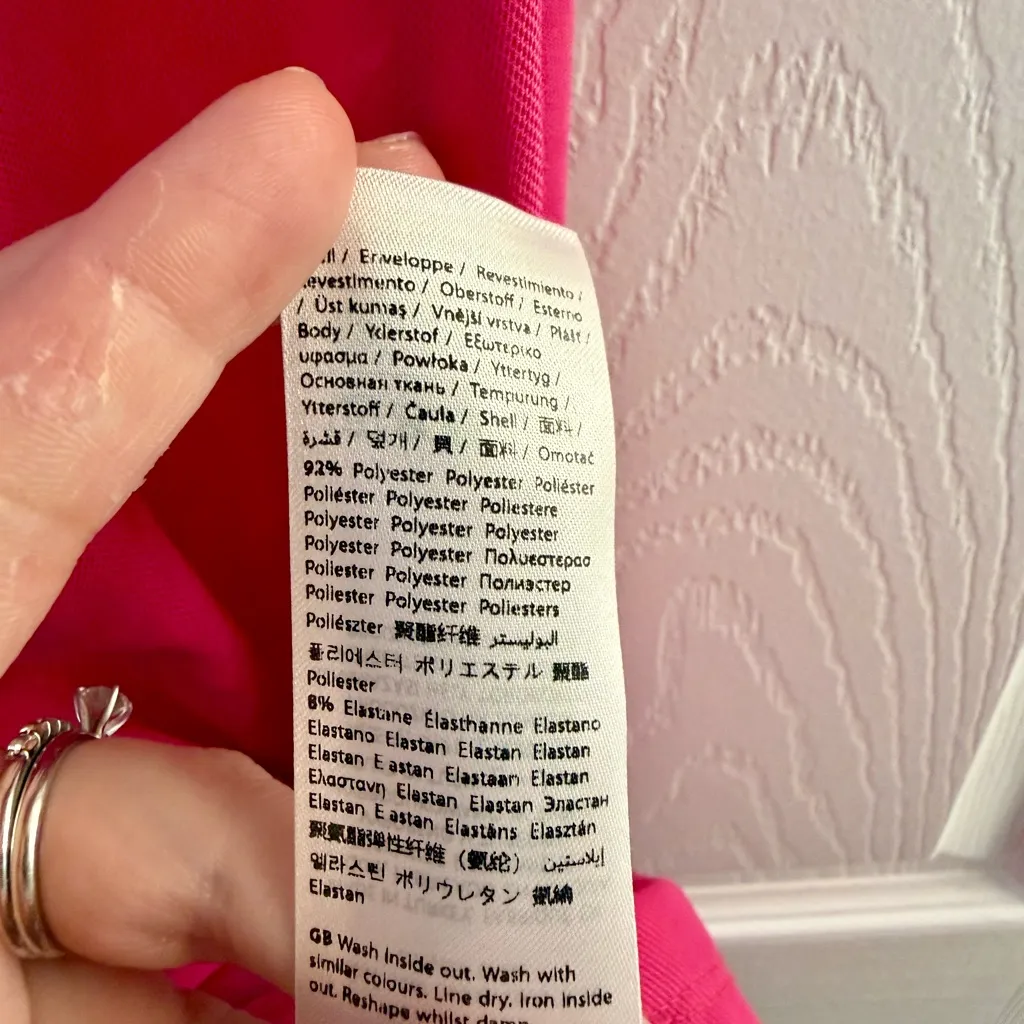 Melissa Bentsen X NA-KD Elegant Pink Sleeveless Dress Size XS - Image 3