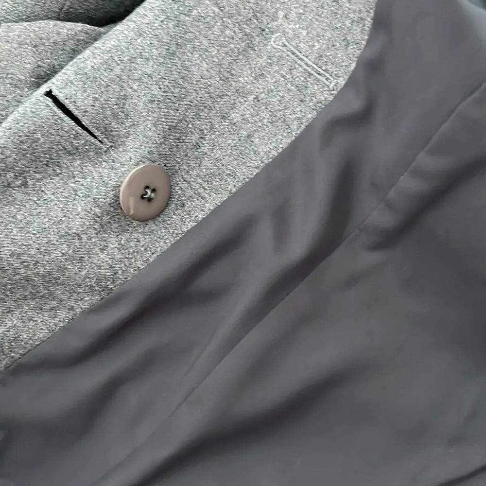 1980s vintage valentino boutique grey pencil skirt suit set Size 0 - Image 16