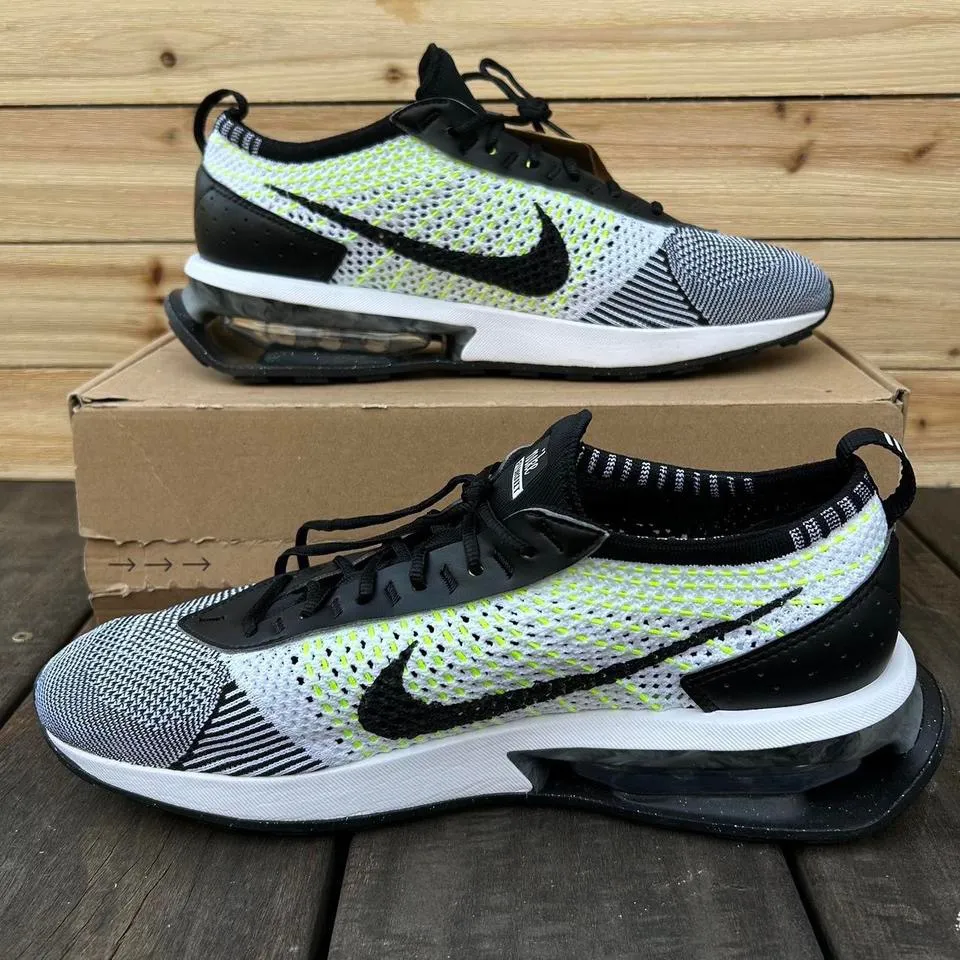 NWT New Black Nike Air Max Flyknit Racer  Sneaker in Fuchsia Dream/Black w/ Box - Image 2